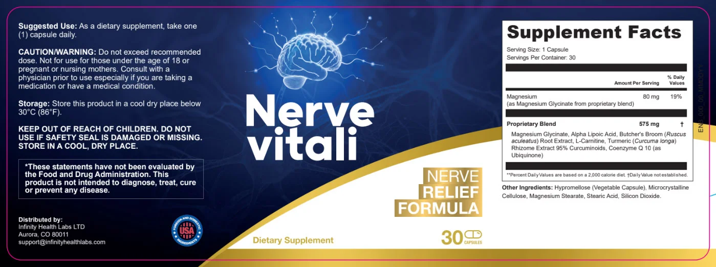 Nervital Supplement Bottle